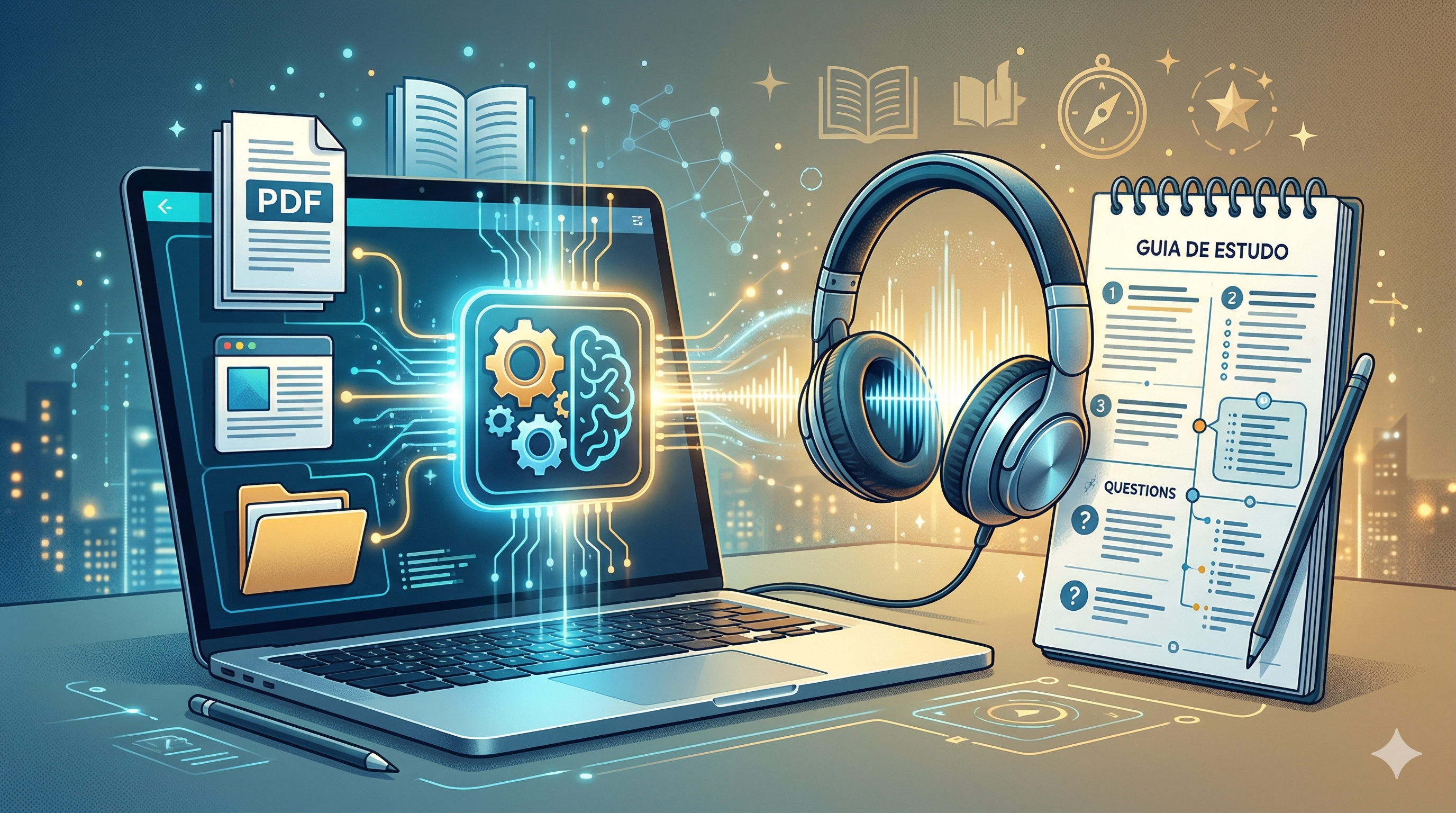 NotebookLM do Google O Guia Definitivo para Transformar PDFs em Podcasts e Notas Inteligentes