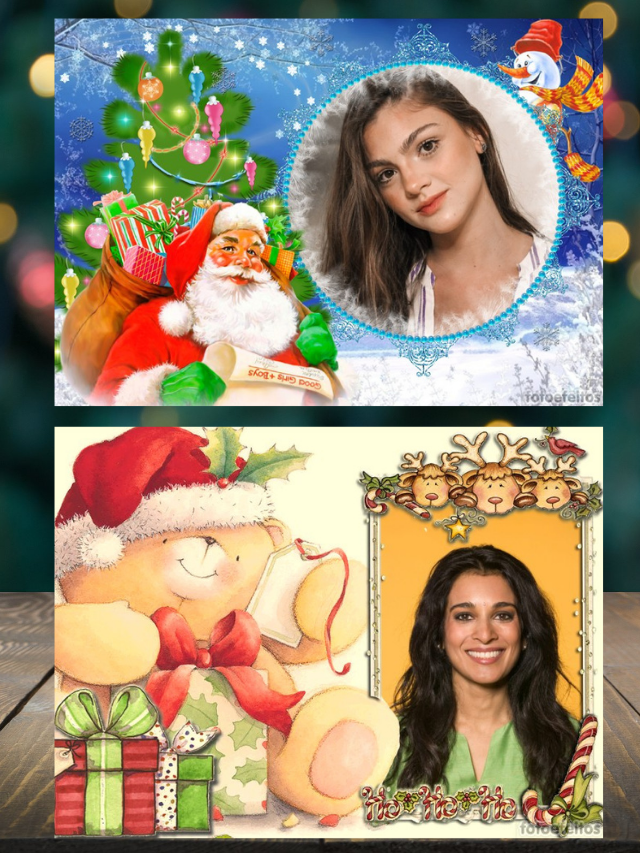 Faça um Cartão de Natal com sua Foto