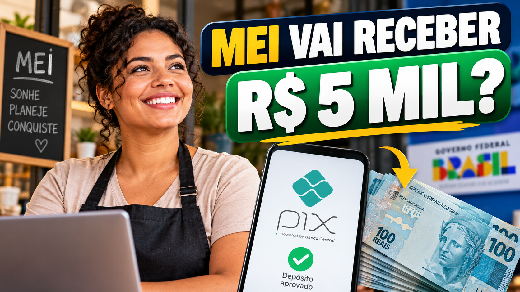 PIX de R$ 5 MIL para MEI veja quem poderá receber e quando o dinheiro será liberado