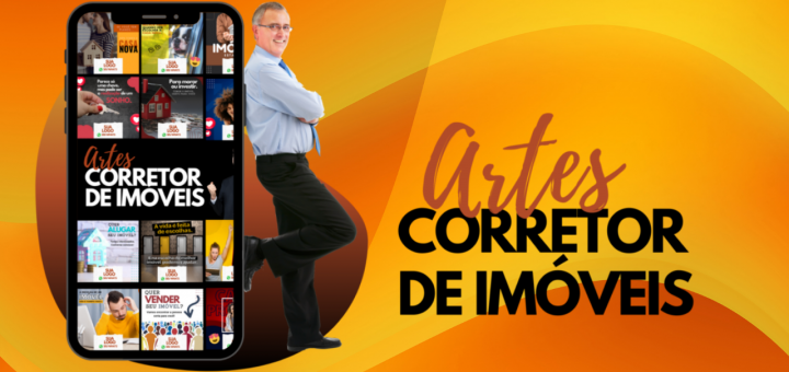 pacote de artes para corretor de imóveis